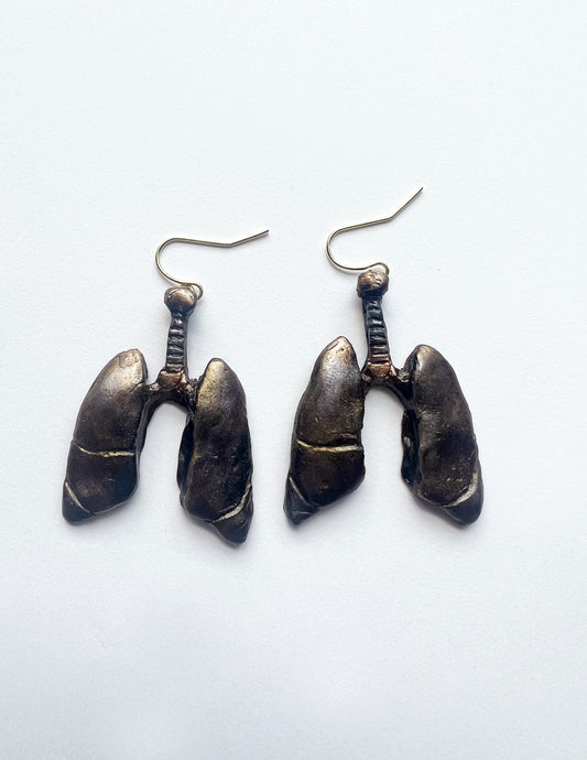 Lung Clay Dangle Earrings